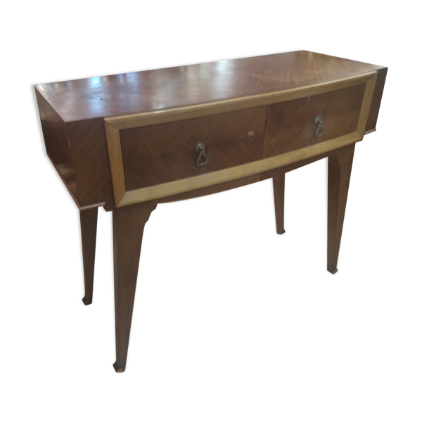 Console en acajou et frêne vers 1950/60