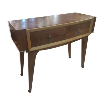 Console en acajou et frêne vers 1950/60