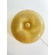 Venetian Amber Graniglia Budino Murano Glass Flush Mount by Simoeng