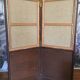 Vintage screen wood and oil painting
