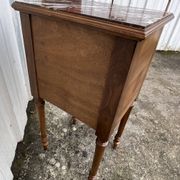 Louis XVI Style Walnut Bedside Table – Early 20th Century