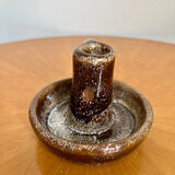 Vintage ceramic stoneware candle holder 1950