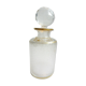 Perfume bottle, acid hammered crystal, golden fine gold, Baccarat