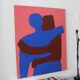 Can I hold you, blue version 100x80cm
