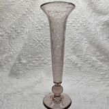 Biot style bubble glass vase