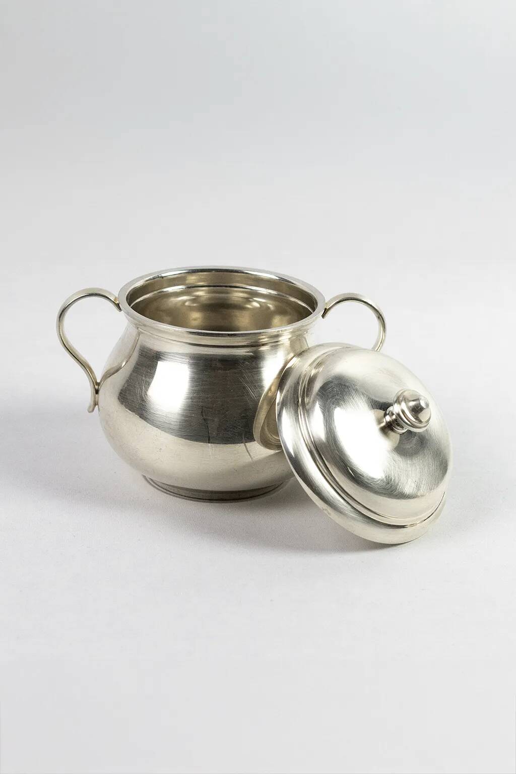 Christofle silver-plated sugar bowl – Bagatelle model (Gallia Collection)