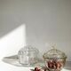 Vintage glass sugar