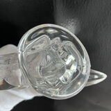 Pair of "Vegetal" candlesticks in solid crystal - Vannes-le-Châtel