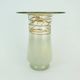 Beautifully designed large vase glass vase glashuette m. polczer rough glass melted glass threads