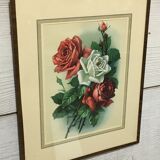 Frame bouquet of roses