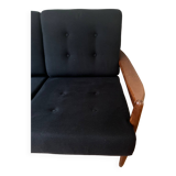 Vintage Scandinavian three-seater sofa