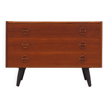 Teak chest of drawers, Danish design, 1960s, production: Denmark
