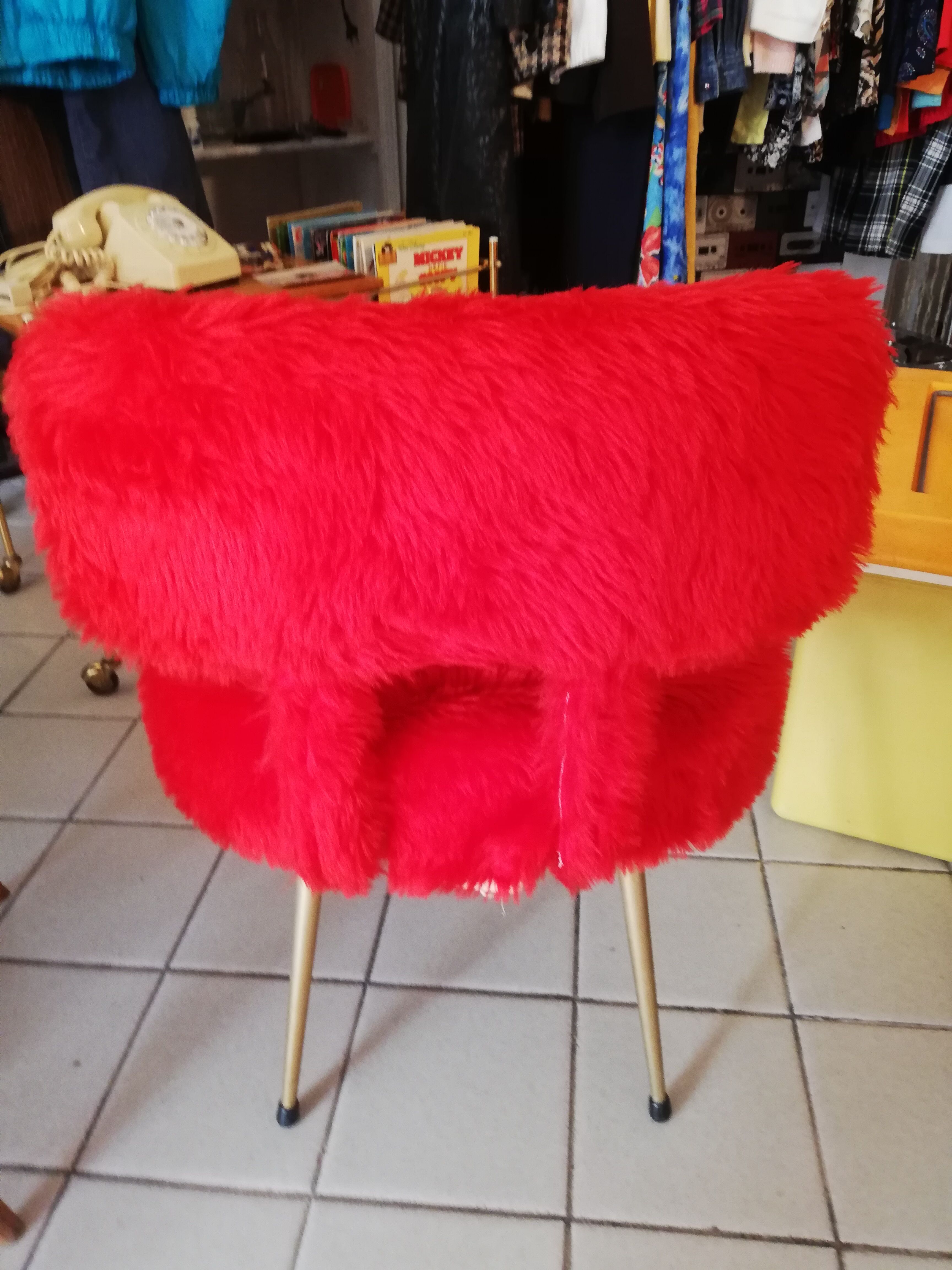 Pair of moumoute armchairs