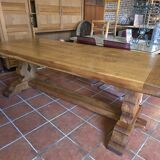 Oak farmhouse table
