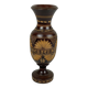 Carved wooden vase