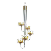 Lustre Chromé Verre Murano