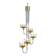 Chrome Murano Glass Chandelier