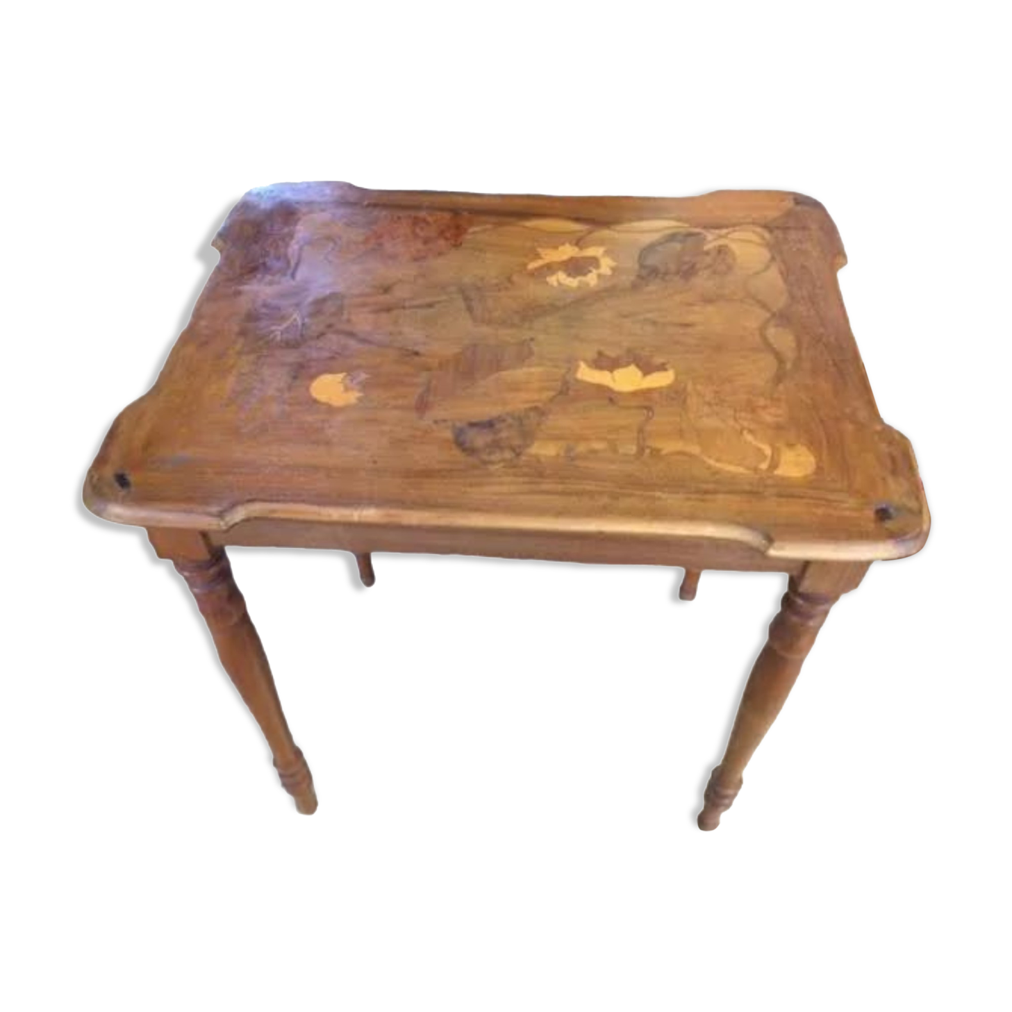 Inlaid side table