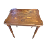 Inlaid side table