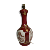 Porcelain table lamp from France Japanese decoration
