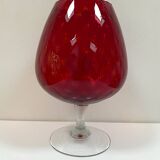 Large coupe vase from Empoli, Italy - 1950s