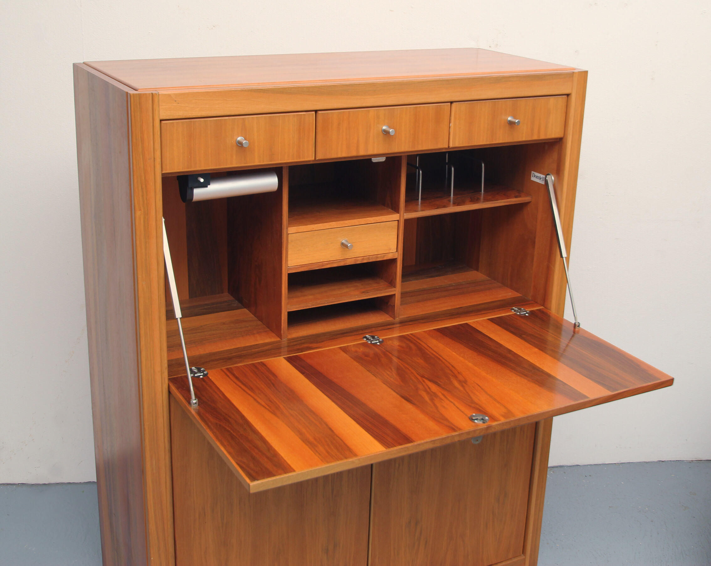 1970s secretary in walnut, Domicil Furnitures Denmark