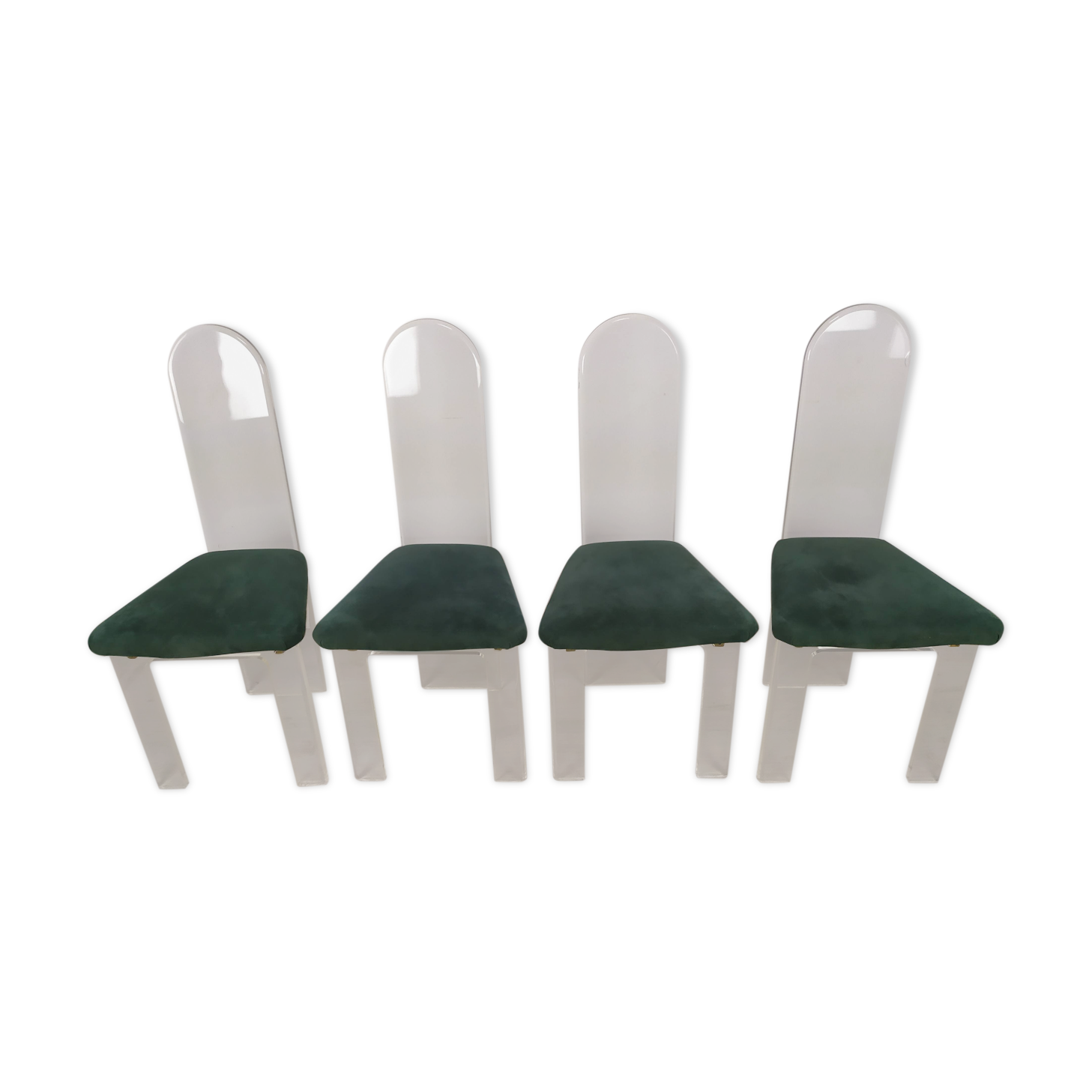 Plexiglas chairs Roche Bobois