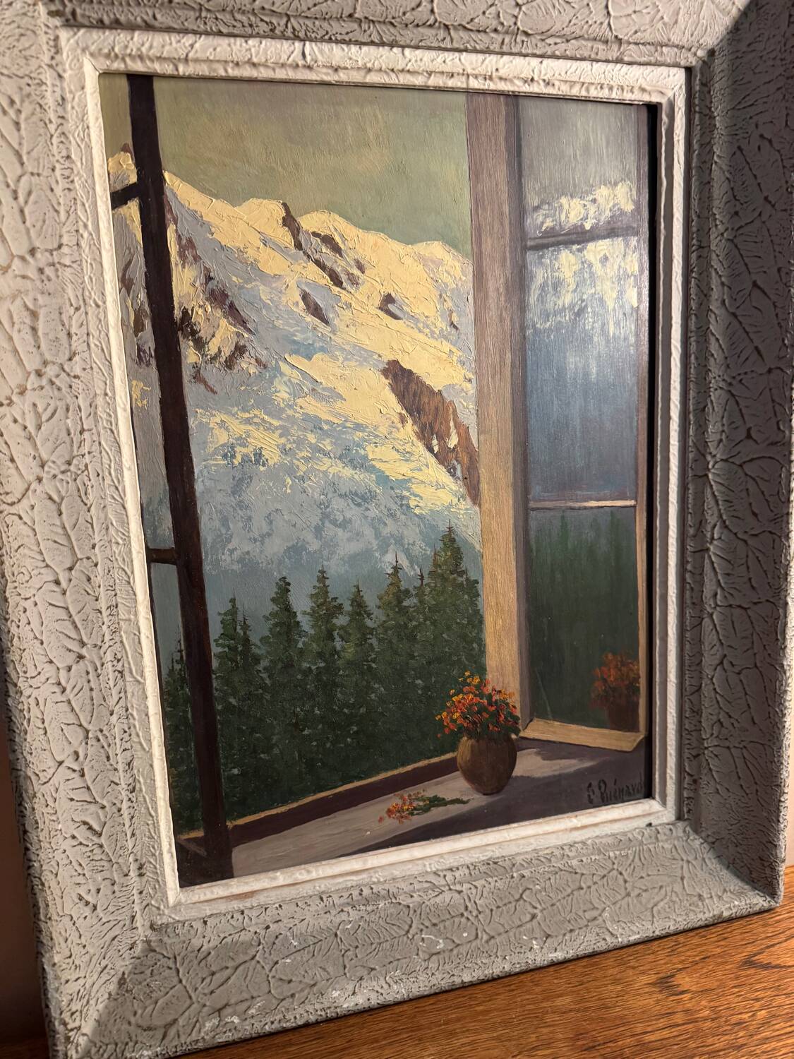 Mountain painting by Lucien Quenard