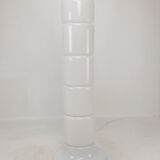 Italian opaline glass zea floor lamp by Salocchi for Lumenform, 1970s