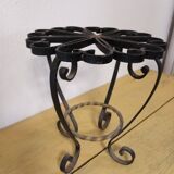Wrought iron plant holder