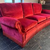 1970s velvet sofa