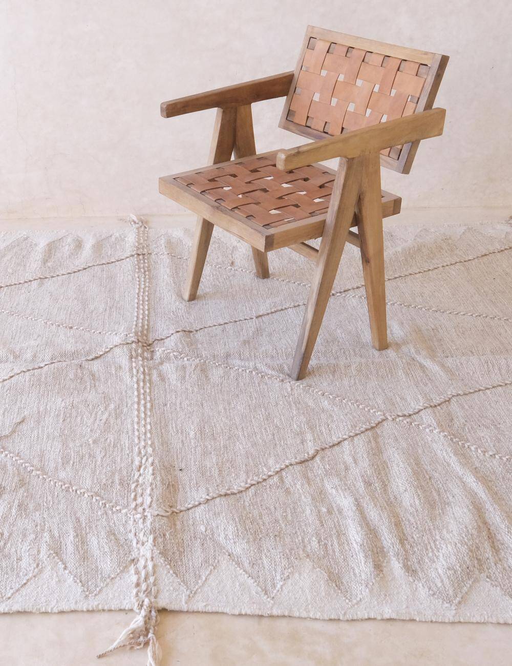 Kilim Rug Zanafi Beige - 293 x 186 cm