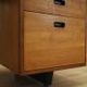 Executive desk with nine drawers and pull-out surface, teak veneer, Nipu, Denmark, 1970s