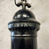 Philips antique black enamel pendant lamp diam 50 cm