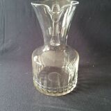 Carafe en verre soufflé bouche fait main verrerie d'art Avallon