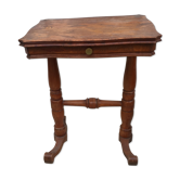 Old wooden sewing worker