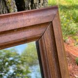 Miroir ancien en bois massif
