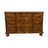 Commodity Mazarine Arbalet louis XIV era in walnut marquetry around 1720
