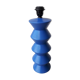 Pied de lampe bleu