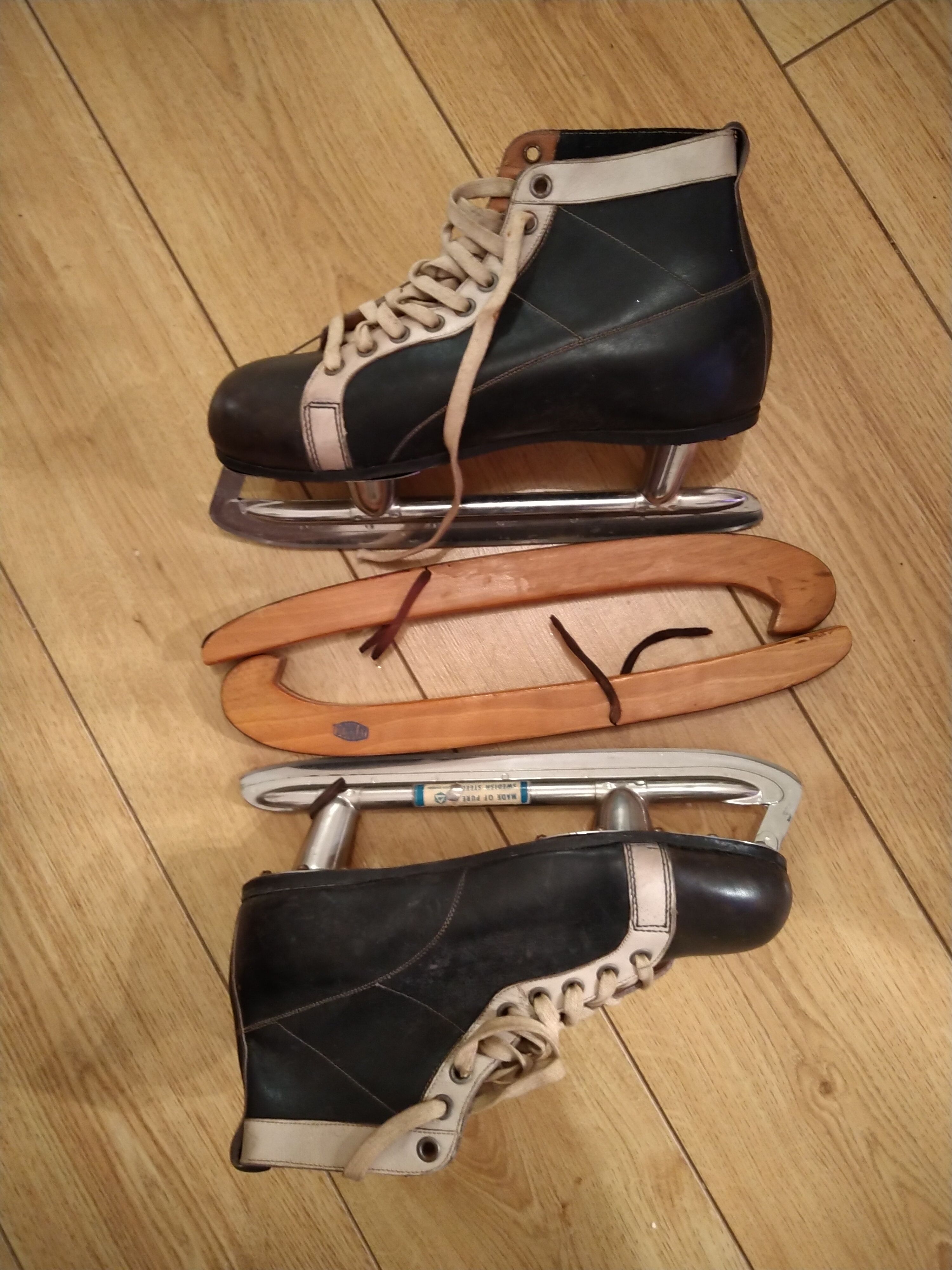 vintage sweden donnay ice skates