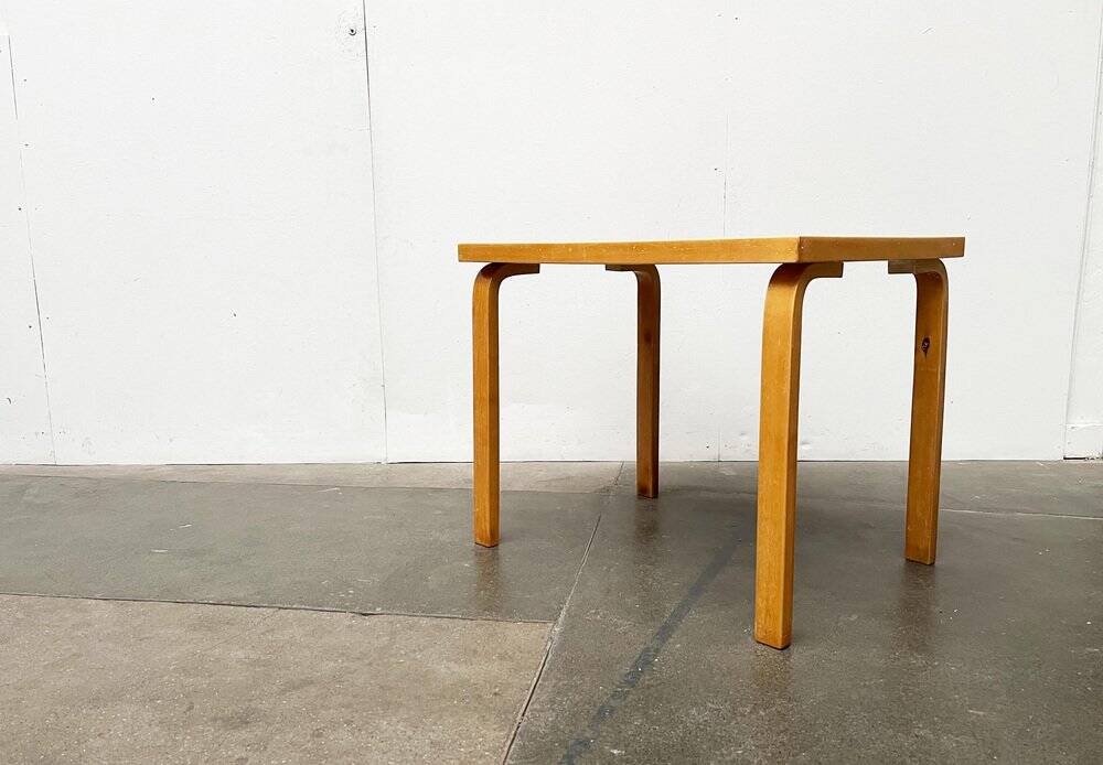 Mid-century red dining table or desk by Alvar Aalto for Artek, 1960s