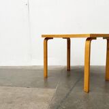 Mid-century red dining table or desk by Alvar Aalto for Artek, 1960s