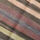 Tapis kilim turc à motifs tribaux géométriques gris et anthracite, 153 x 220 cm