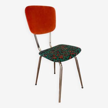 Upcycled vintage chair - Orphée orange