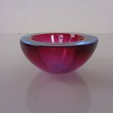 Sommerso Murano Glass Ashtray, Italy, 1960s