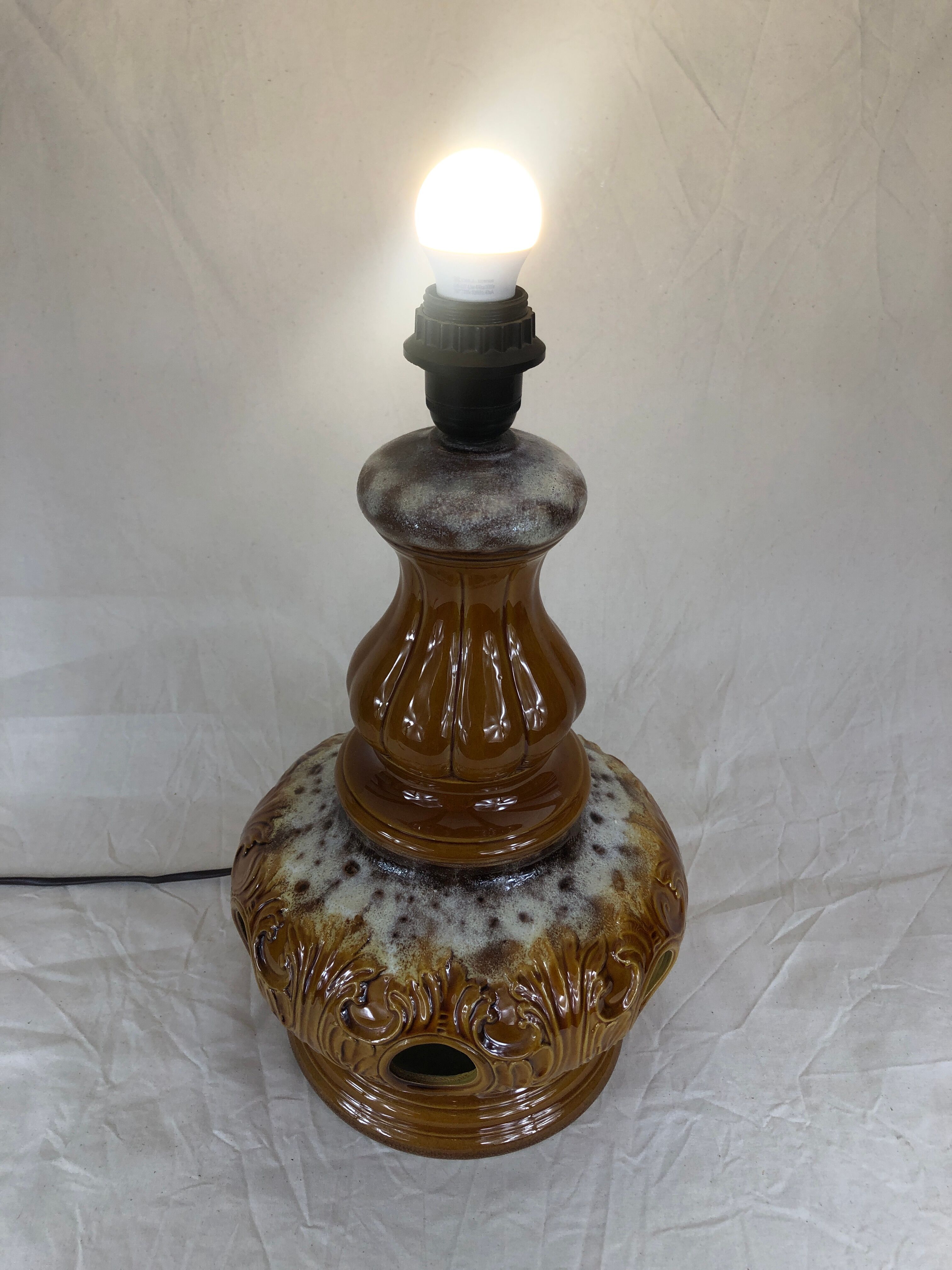 Table lamp West Germany style, ceramic