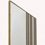 Attributed to Romeo Rega Mid-Century Modern Italian Bicolor Wall Mirror, 70