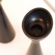 Pair of vintage Scandinavian wooden candle holders