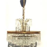 Lustre  cascade Vintage 60s. Hollywood Regency