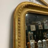 Golden Louis Philippe Mirror with gold leaf 207x140